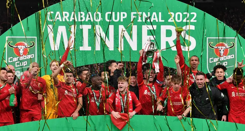 Liverpool nhiều lần giành chức vô địch EFL Cup