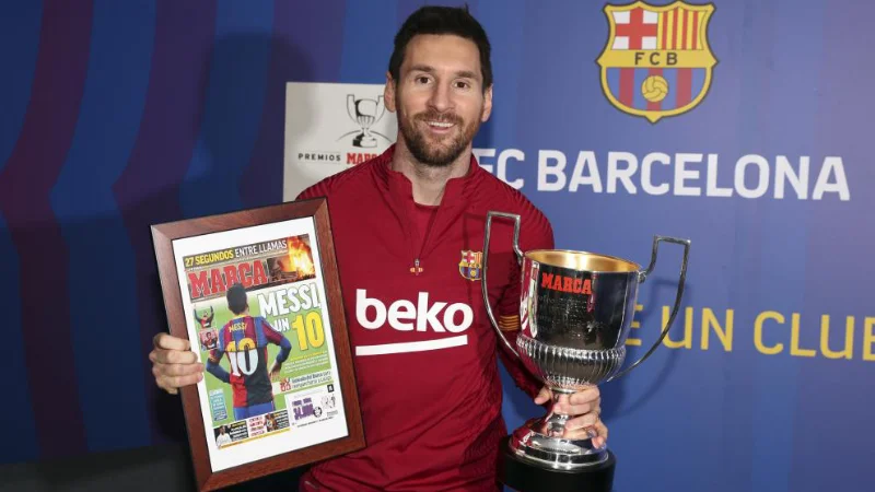 Messi đạt nhiều danh hiệu vua phá lưới 